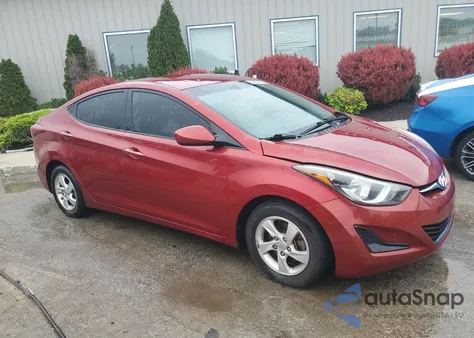 2014 Hyundai Elantra Se from USA, damaged, VIN 5NPDH4AE2EH531657